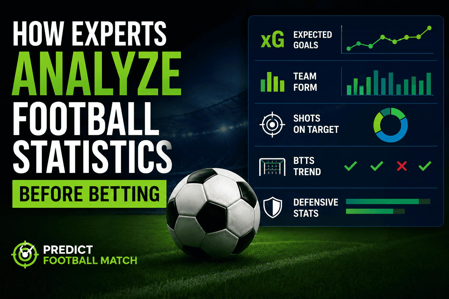 How Experts Analyze Football Statistics Before Betting (Complete Guide)